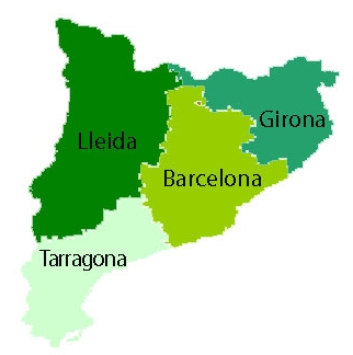 provincias de cataluña